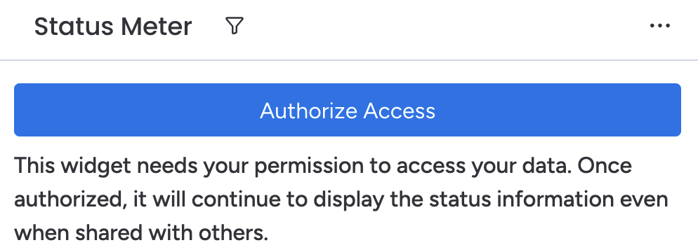 Authorize Status Meter screenshot